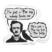 Bohemian Poe Vinyl Sticker