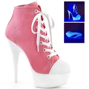 Blacklight Reactive Platform Sneaker | Pleaser Delight 600SK-02