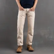 Die Hard Double Knee Straight Leg 12oz Desert Bone Canvas