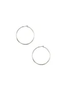 50MM Large Texture Hoop Earrings