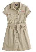 French Toast Twill Safari Dress
