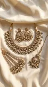Antique Gold Polki Bridal Jewelry Parure