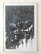 Always Something Aaron De La Cruz2015 AP 24“x36”Screenprint Cougar paper Signed