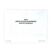 2027 Unicor Activity Schedule
