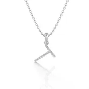 14K Gold Letter T Initial Charm Pendant | Jolie Designs