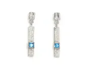 Swiss Topaz Dangle Earrings — 33 Jewels at El Paseo