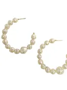 NUBIA HOOP-PEARL