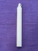 6” White candle