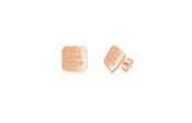 Be Good Human Crystal Rose Gold Plated Girl's Stud Earrings