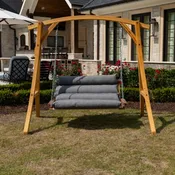 Deluxe Sunbrella Cushion Swing - Cast Slate