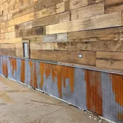 Colorado Corrugated Metal Wainscoting Rolls