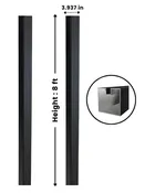 4 Inch 8 ft In-Ground Gate Post for Composite & Aluminum Gates