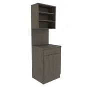 24" Config C - Dispensary Cabinet with Open Upper