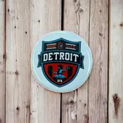 Button - Detroit Shield