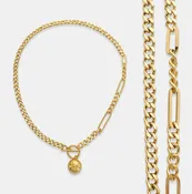 816NK226 - Water Resistant Necklace GOLD