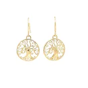 GC Originals 14K Yellow Gold GC Original Angel Oak Dangle Earrings