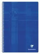 #681651 Clairefontaine Classic Notebooks, Wirebound, 8 1/4 x 11 3/4 (A4), Blue, Lined 96 Sheets