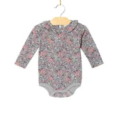 Fall Forest Flutter Collar Bodysuit | Cotton | 0-24m
