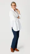 Linen Boyfriend Shirt - White