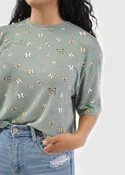 Allie Boxy Crop Tee