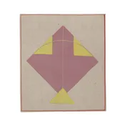 Dusty Pink & Yellow Single Kite — Layla Brooklyn