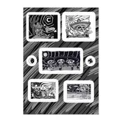 Brandon Maldonado -  B&W Sticker Sheet