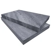 Aegean Grey Marble Sand Blasted 14x24x2 Eased Edge Coping