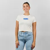 Ella Ribbed Cropped Tee