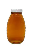 1/2 lb Classic Honey Jars case of 24 (with plastic caps)