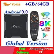 1000M Android 9.0 TV Box X96 Max Plus Amlogic S905x3 8K Smart Media Player 4GB RAM 64GB ROM X96Max Set top Box QuadCore 5G Wifi