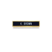 #10 Aluminum Frame 7/16″ x 2-1/8” (Engraved)
