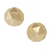 Antique Geometric Classic Style 14k Yellow Gold Earrings