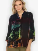 Assorted Mixed Velvet Hand Dyed Blouse