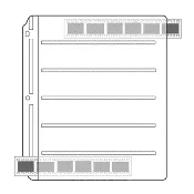 CENTURY VINYL PHOTO NEGATIVE PAGES, HOLDS 6 - 35MM
