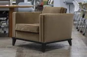 Donghia Hudson Armchairs – Brown Velvet