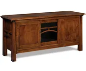 Artesa Media Stand - 63"W by Forks Valley Woodworking
