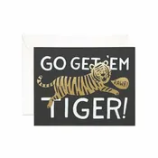 Rifle Paper Co. Go Get 'Em Tiger Greeting Card