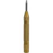 Center Punch - Automatic, Brass Body, 5”