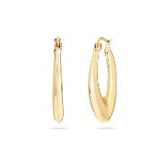 10K Lily Hoops — Sample Sale