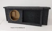 1987-2006 Jeep Wrangler Single 10  Front Fire Sub Enclosure With Amp Shelf  *New*