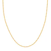 16'' Yellow Gold Ball Bead Chain 2MM