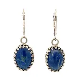 14kw Gold Crested Butte Lapis Earrings