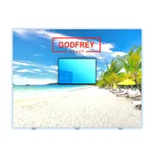 10' Freestanding Light Box Trade Show Display With Monitor Mount