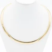 14 Karat Snake Link Necklace