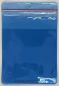 #JR-BLU-FULL    (Zip Lock Bag BLUE Full Tinted)