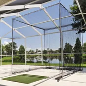 JFN #18 1" Mesh Golf Practice Cage, Custom Size (Net Only)
