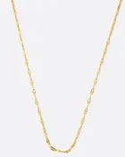 18K Gold Dipped Metal Pendant Necklace