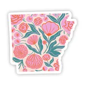 Arkansas Sticker - Elegant Floral