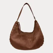AHDORNED BRIE CHOCOLATE STUDDED BAG