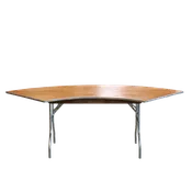 30" x 60" Serpentine Table
